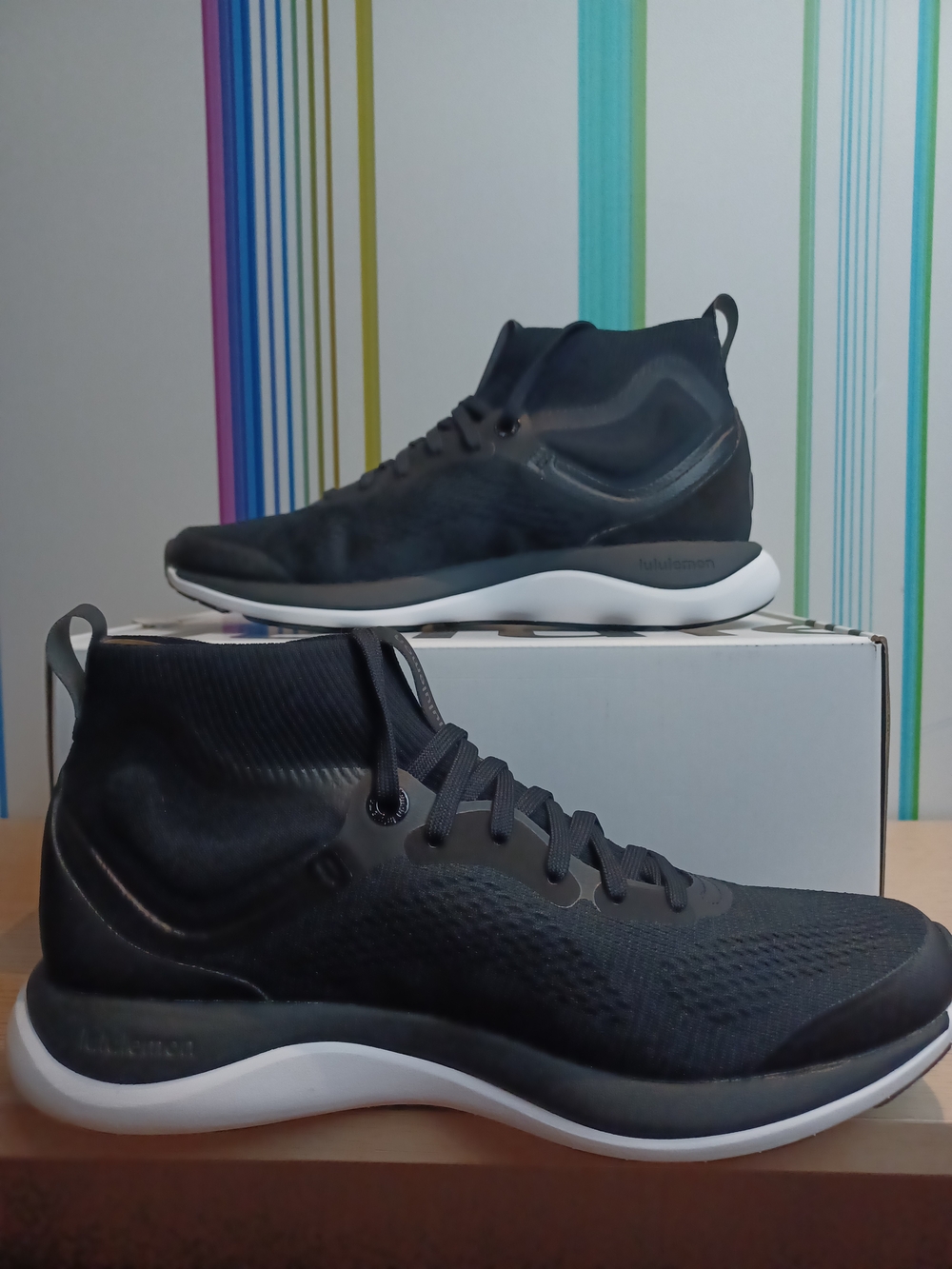 Lululemon Women’s Black Chargefeel Workout Mid Shoes Size 9